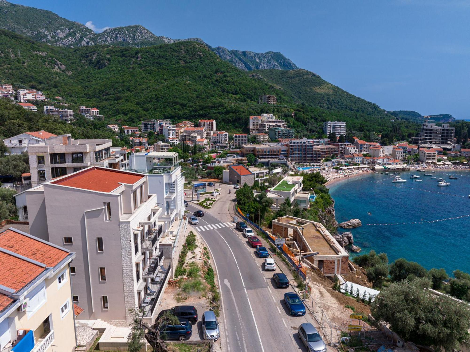 Niki Apartments Przno Sveti Stefan Eksteriør bilde