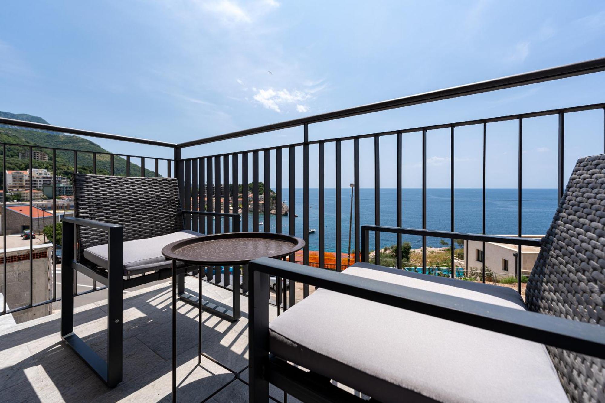 Niki Apartments Przno Sveti Stefan Eksteriør bilde